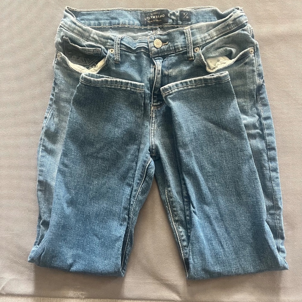 Lucky Brand Denim Light Wash Blue Jeans Brooke Crop Size 8/29 Woman’s Pants - Picture 6 of 9
